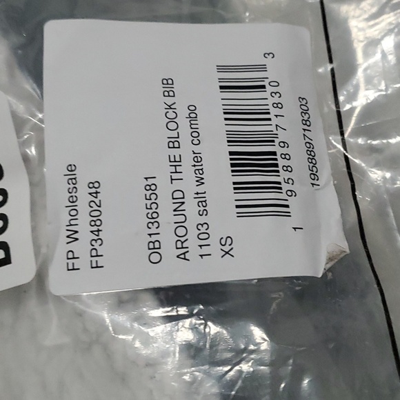 Free People Around the Block Bib Salt Water Combo - Picture 2 of 14